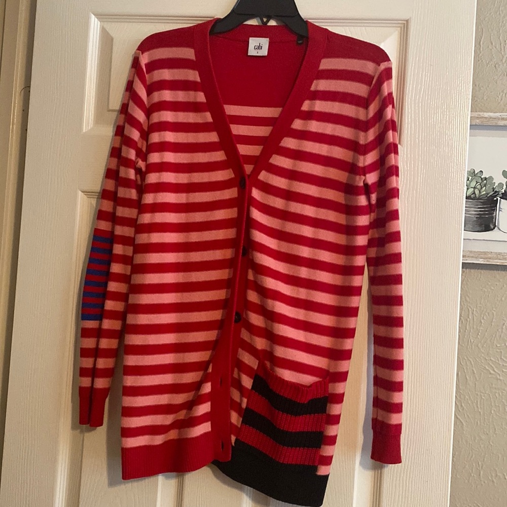 Cabi striped cardigan